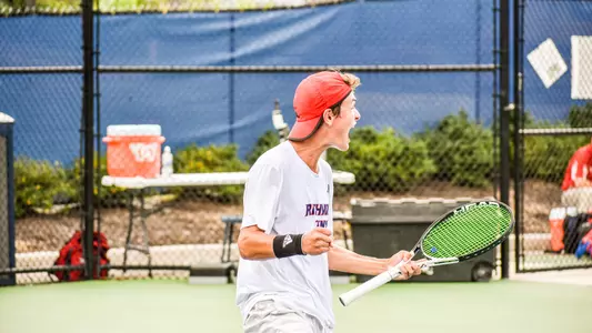 Dylan Atkinson celebrating after a win