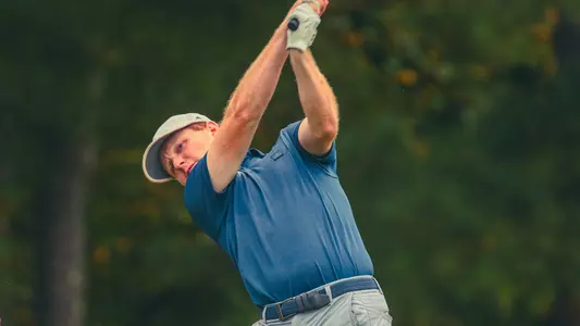 Cole Ekert rips a drive