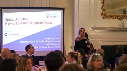 CoStar Group partner opens the 2024 SPD junior Networking dinner event