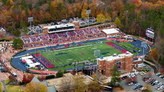Robins Stadium drone shot