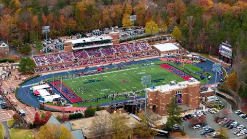 Robins Stadium drone shot