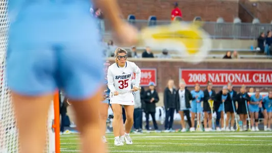 Leah Kenny close up at the 8 meter line getting ready to take a free position shot