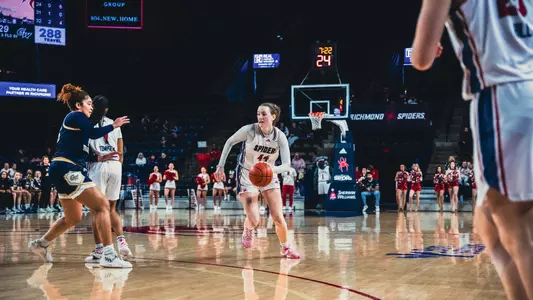 Maggie Doogan Dribbling the Ball during a game