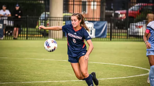 Kiley Fitzgerald controlling the ball during a soccer game