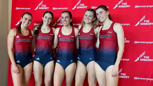 From left to right in front of red back drop: From left to right in front of red back drop: Ava LoVuolo, Madison Trippett, Elizabeth Stockman, Brooke Reif and Allison Colflesh