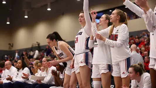 Faye Parker Celebrating a three pointer made