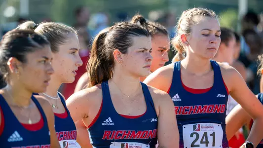 Izzy Blaylock looks over her left shoulder while waiting for a race to start