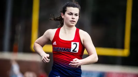 Close shot of Isabel Blaylock running