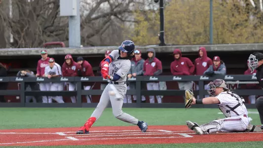 Jack Arcamone makes contact with the ball