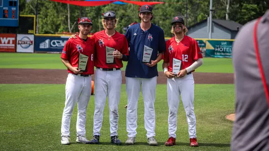 Phil Bernstein, Jordan Jaffe, Kyle Roche, Jack Arcamone were named to the 2024 A-10 All-Championship Team