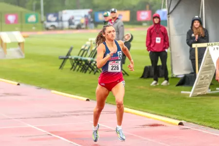 Morgan Lyons sprints to the finish line