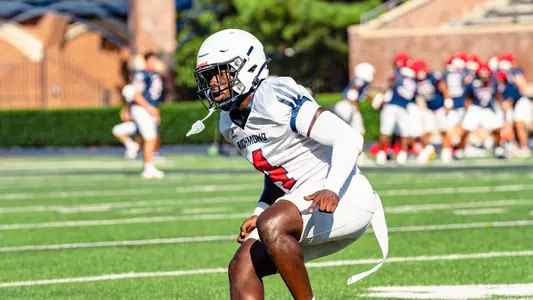 Bryson Parker during Richmond's football practice on Aug. 14, 2024