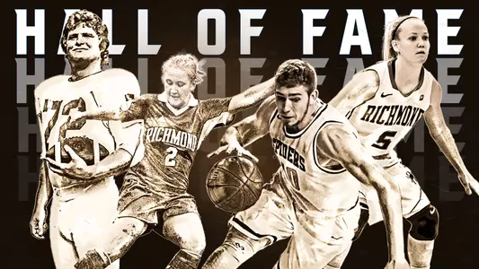 Members of the Richmond Athletics Hall of Fame Class of 2024 are shown during their playing days