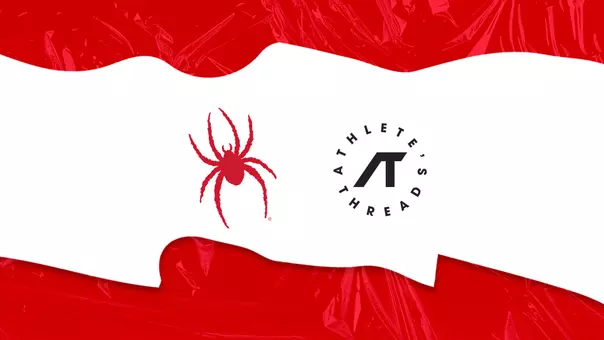 The Spider logo and Athlete's Thread logo side by side