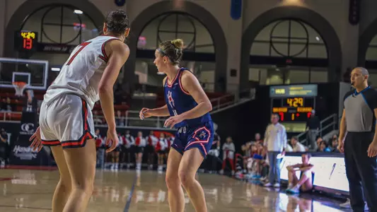 Ally Sweeney in the game vs Davidson