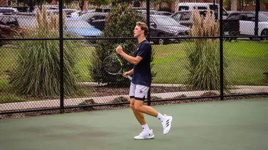 Davis wiley after winning a point