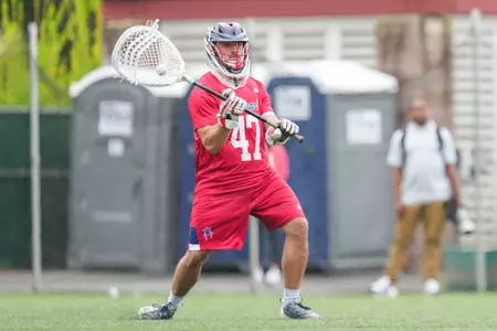 Zach Vigue looking to make a pass