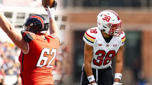 Richmond football tranfers Mason Imbt and Jaiden Fair