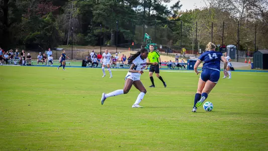 Logan Jackson chasing after the ball vs GW