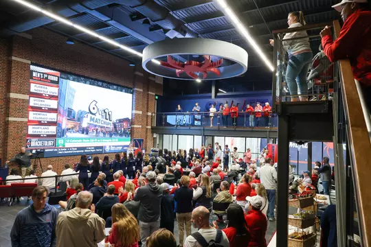 NCAA Watch party for the Women's Basketball team in Spider Hall