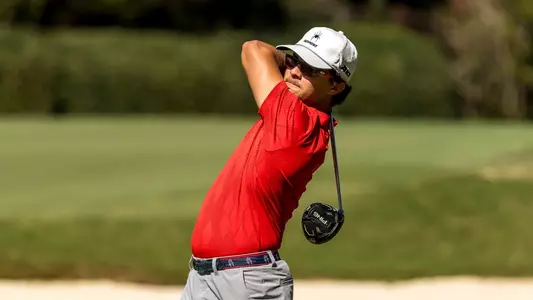 Carson Baez rips a driver