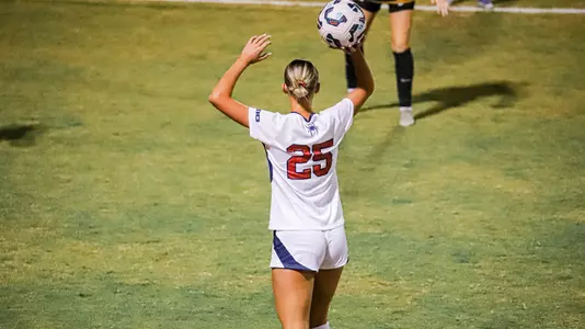 Julia Lishia on a throw in