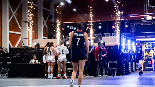 Rachel Ullstrom with the 3x3 USA team