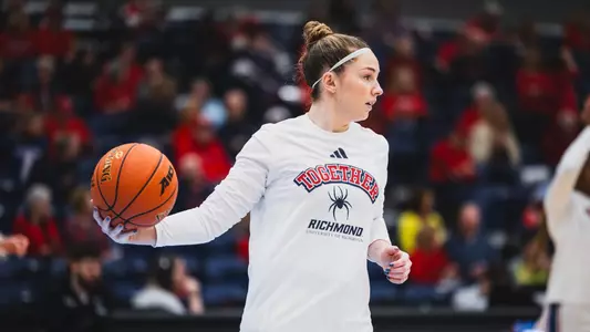 Ally Sweeney at the A-10 Championship