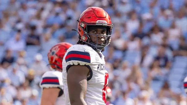 Donovan Hoilette during the Richmond/North Carolina game on Sept. 13, 2025