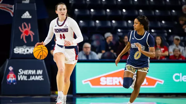 Doogan dribbling the ball vs MSMU