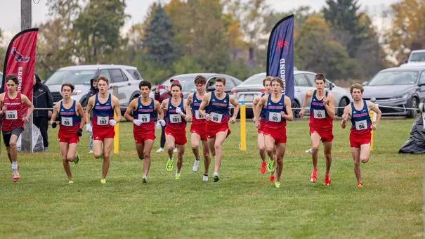 Men's XC start at 2025 A-10 Championship