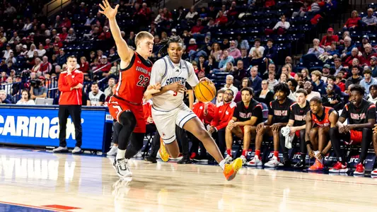 Collin Tanner drives baseline vs Gardner-Webb