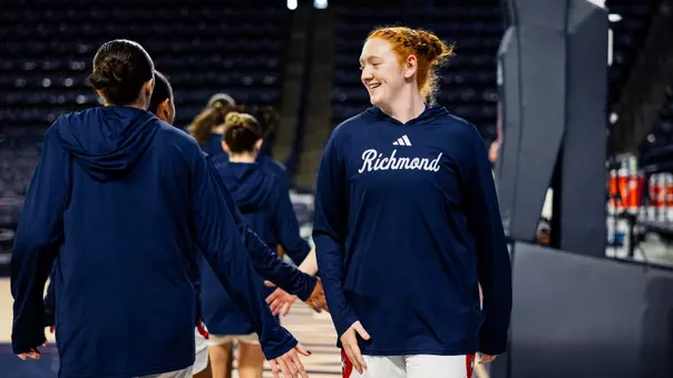 Sam Dewey in warmups