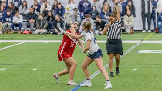 Hannah Custer taking the draw at Penn State