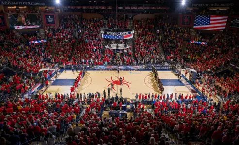 The crowd at Richmond game vs VCU during the 2023-24 season