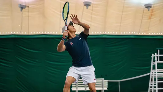 Sam Rathmanner hitting a ball