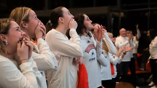 Maggie Doogan reacting to NCAA tournament seeding