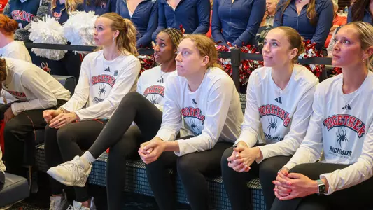 Addie Budnik watching the NCAA Selection show
