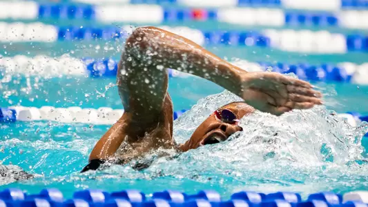 Melissa Nwakalor 100 free at NCAAs
