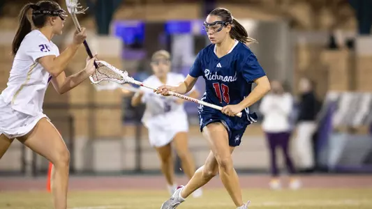 Caroline Chandler defending JMU player