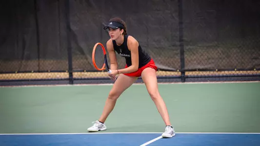 Campodonico waiting for a serve