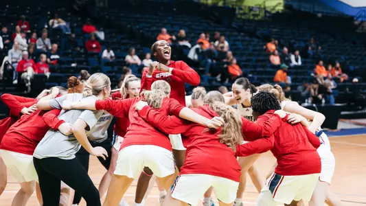 Jada Green hyping up the Spiders pregame
