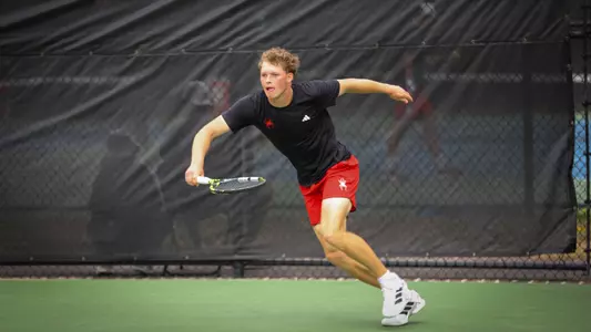Davis Wiley running to a ball