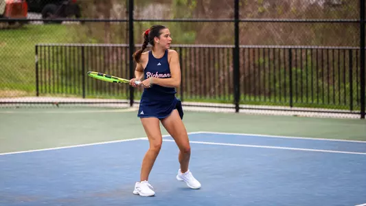 Abby Lee during a tennis match