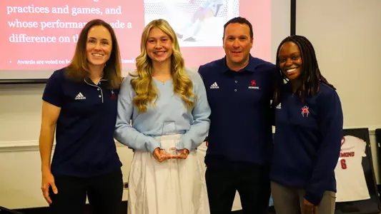 McKenna Dalfsonso during Soccer Banquet