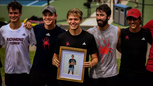 Photo of Zach Portnoy with teammates