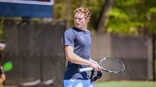 Davis Wiley right after a singles match