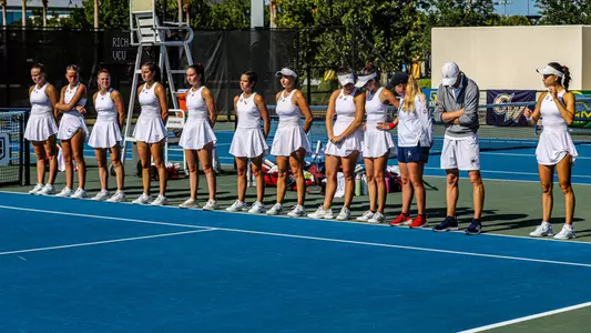 Women's tennis lined up before taking on VCU
