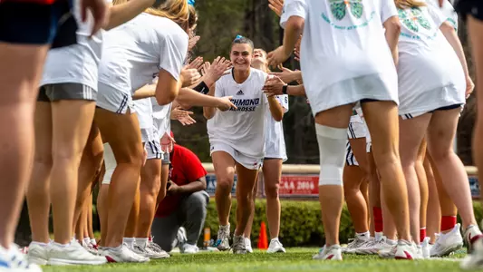 Reagan Quinn first career start vs Rhode Island