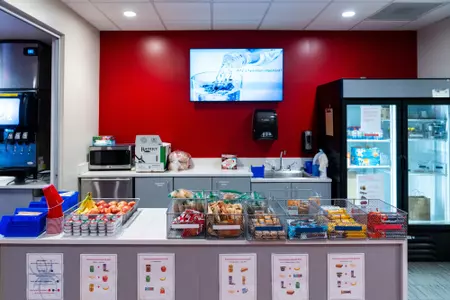 Nutrition station in the Robins Center